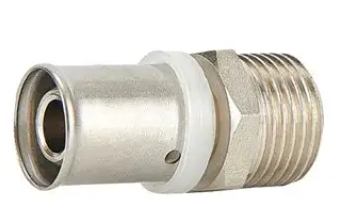 Quels types de fluides les raccords à sertir en laiton peuvent-ils gérer ?